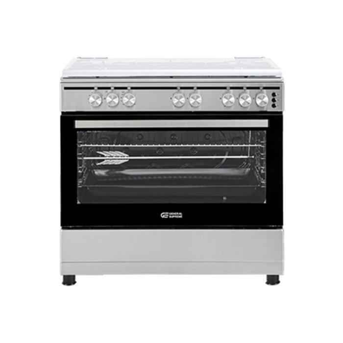 فرن غاز جنرال سوبريم 60*90 سم – 5 شعلات – إيطالي GS9060FGX فرن غاز جنرال سوبريم 60*90 سم – 5 شعلات – إيطالي GS9060FGX