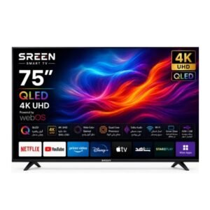 تلفزيون 75 بوصة سرين سمارت QLED UHD 4K WEBOS - SRET-75S4KWQ