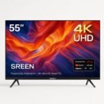 شاشة سرين 55 بوصة سمارت اندرويد 14 LED UHD 4K