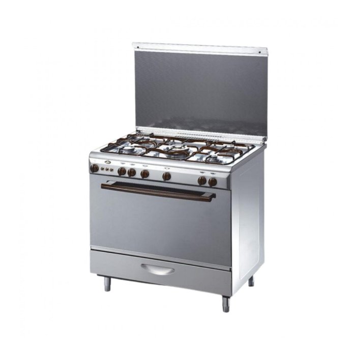 فرن غاز 5 عيون كريازي 90*60 سم – ستيل KZ9600SM/2 فرن غاز 5 عيون كريازي 90*60 سم – ستيل KZ9600SM/2