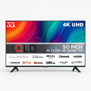تلفزيون سمارت 55 بوصة كيولد ويبوس DLED UHD 4K - QLDT-55S4KW