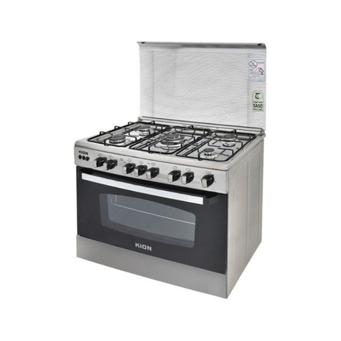 فرن غاز كيون 60*90 سم - 5 شعلات - ستيل KFS9060AD فرن غاز كيون 60*90 سم - 5 شعلات - ستيل KFS9060AD