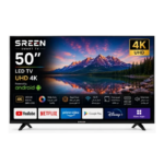 شاشة سمارت 50 بوصة سرين اندرويد LED UHD 4K - SRET-50S4K