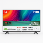 شاشة تلفزيون سمارت QLD 55 بوصة اندرويد DLED FHD 14 - QLDT-55S