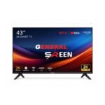 شاشة جنرال سرين 43 بوصة – اندرويد 14 – LED 2K